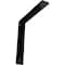 Ekena Millwork Stockport Steel Bracket, Powder Coated Black 2"W x 12"D x 12"H BKTM02X12X12STPBL - alternate 1